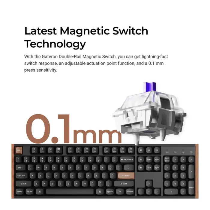 Keychron K10 HE Max Top View | IT Care Kuwait