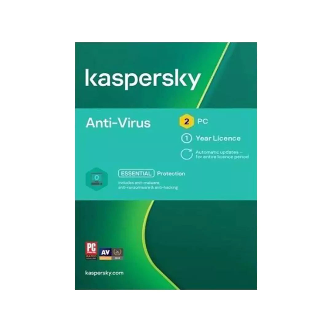 Kaspersky Antivirus - 2 Users/ 1 Year (Digital Download)