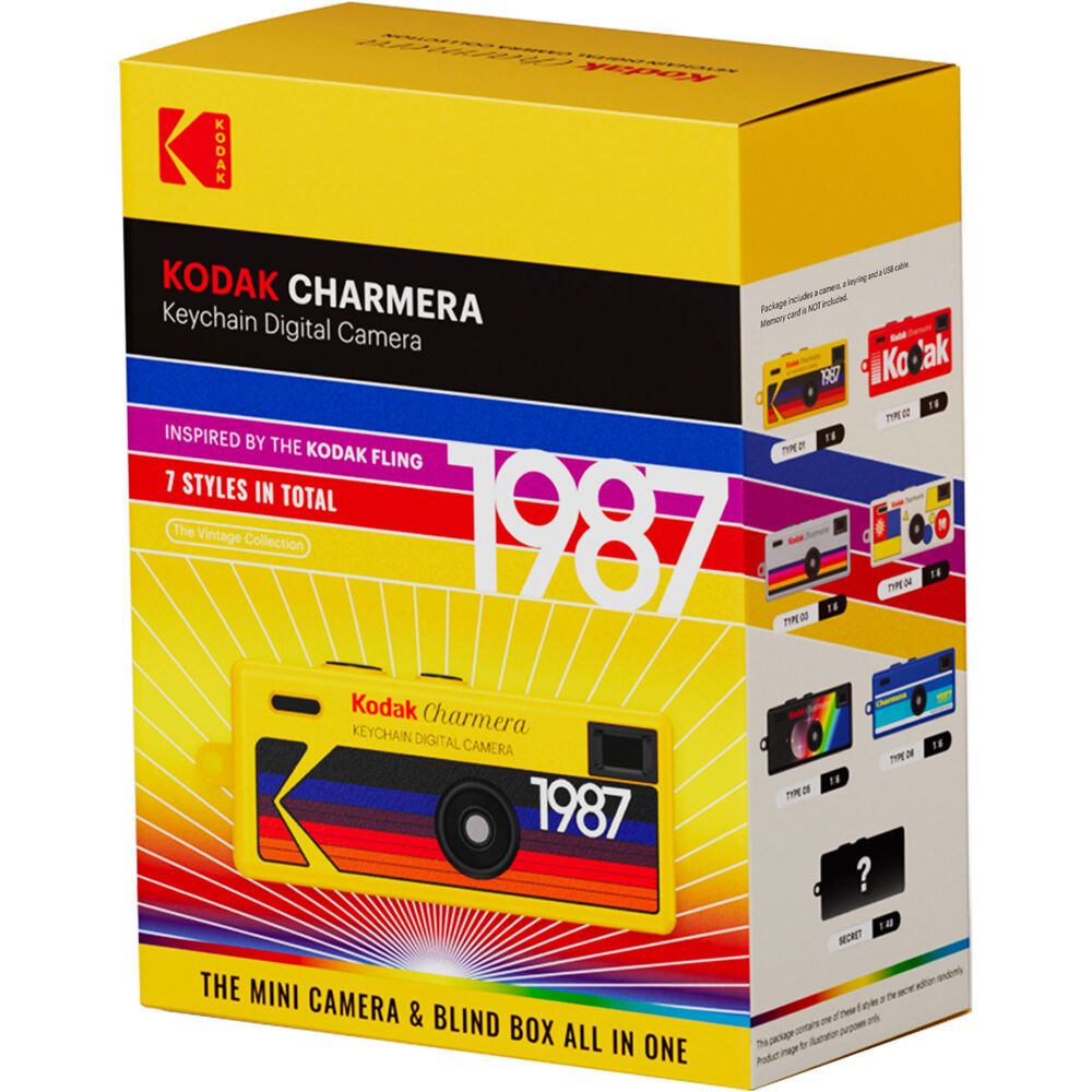 Kodak Charmera Keychain Digital Camera - Retro Mini Camera Blind Box Edition | IT Care Kuwait