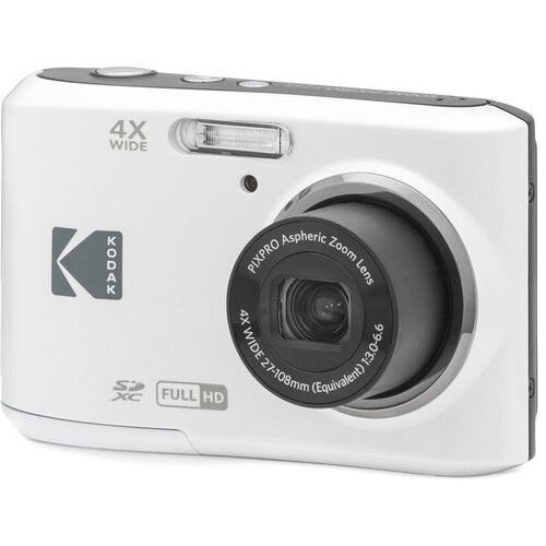 Kodak PIXPRO FZ45 16MP Compact Digital Camera with 4x Optical Zoom - White | IT Care Kuwait