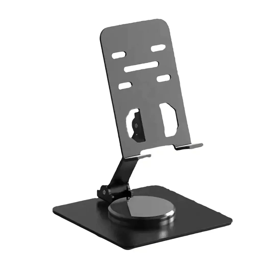 LEEDOR Aluminum Alloy Rotatable Folding Stand for Desktop – Mobile Phone and Tablet Stand