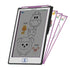 Porodo Kids 8.5-Inch Tracing Book Tablet with 20 Cards - Black