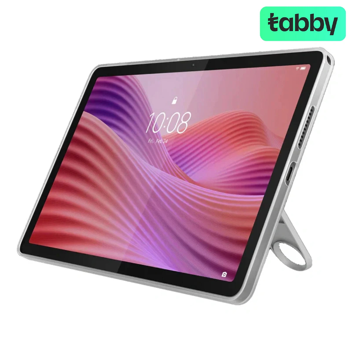 Lenovo Tab - 10.1" WUXGA Multi-Touch / MediaTek Helio G85 / 4GB / 128GB eMMC 5.1 / Arm Mali-G52 MC2 GPU / Wi-Fi / Luna Grey / 1YW / Clear Case with Built-in Kickstand