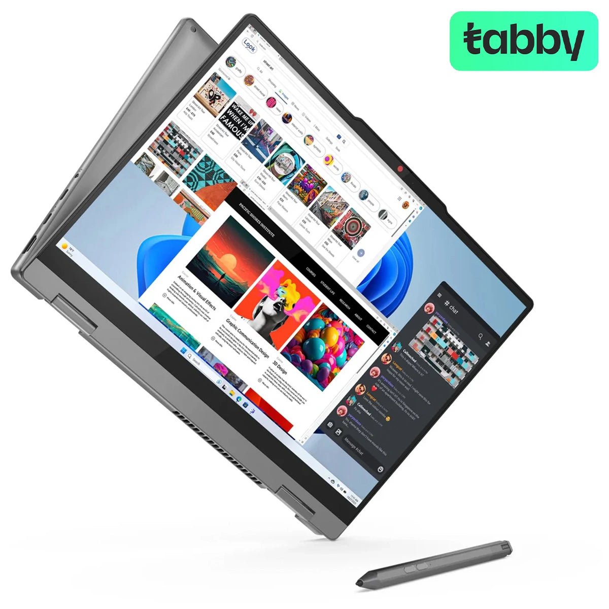 Lenovo IdeaPad 5 2-in-1 Gen 9 Convertible - 14" WUXGA OLED Touch / Core 5 120U / 16GB / 512GB (NVMe M.2 SSD) / Win 11 Home / 1YW / Arabic/English / Luna Grey | IT Care Kuwait