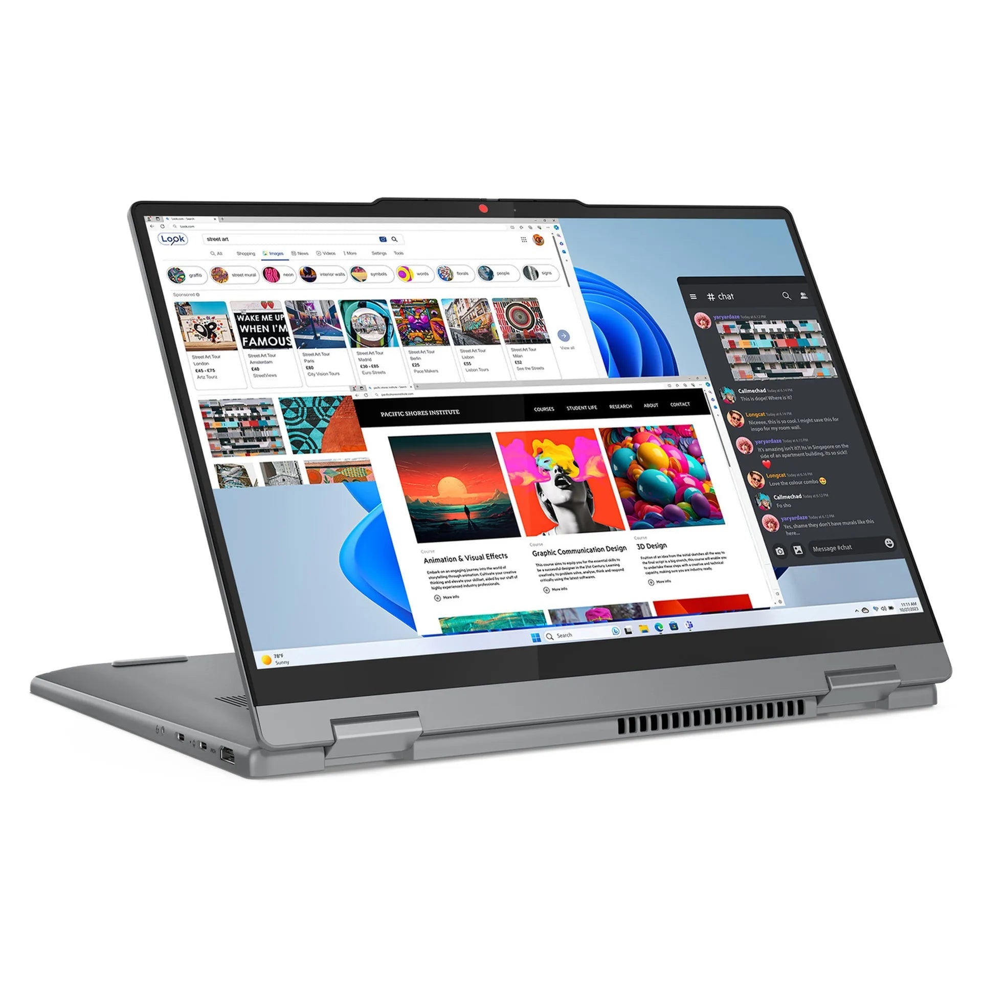 Lenovo IdeaPad 5 2 - in - 1 Gen 9 Convertible - 14" WUXGA OLED Touch / Core 5 120U / 16GB / 512GB (NVMe M.2 SSD) / Win 11 Home / 1YW / Arabic/English / Luna GreyIT CareLaptops