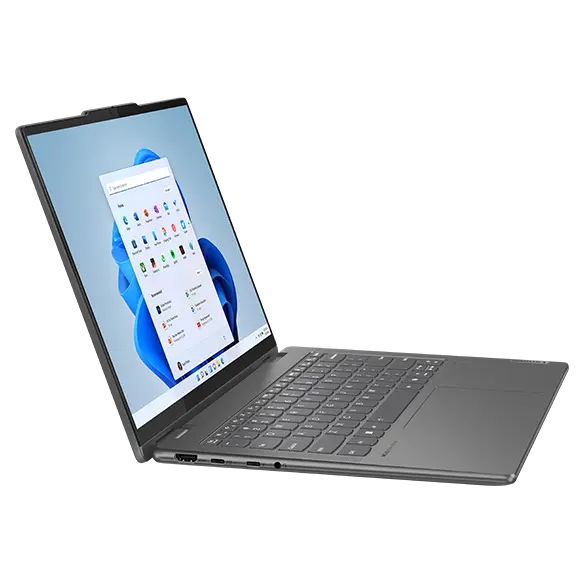 Lenovo Yoga 7 2-in-1 Gen 9 AI PC - 14.0" WUXGA Touch / Ultra 7 155U / 16GB / 512GB (NVMe M.2 SSD) / Win 11 Home / Arb/Eng / 2YW / Lenovo Digital Pen / Storm Grey