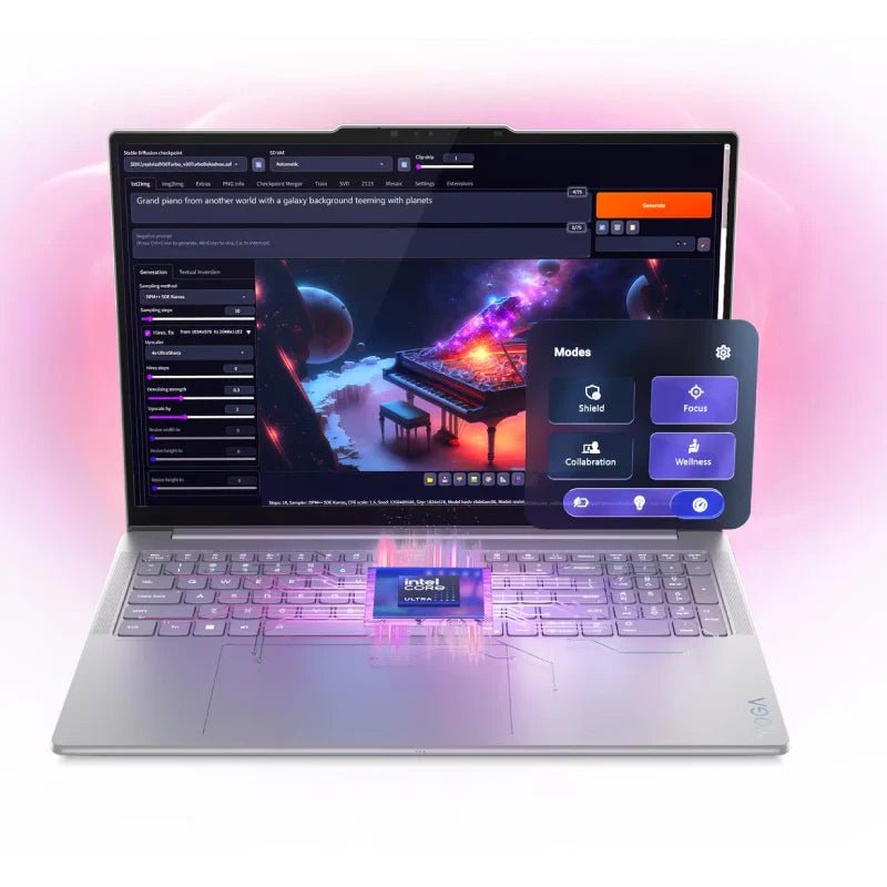 Lenovo Yoga Pro 9 Gen 10 AI 16" 3.2K OLED / Ultra 9 285H / 64GB / 2TB / RTX 5070 | IT Care Kuwait