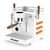 Lepresso bellissimo triple boiler 15 bar coffee machine with dual Italian pump-white