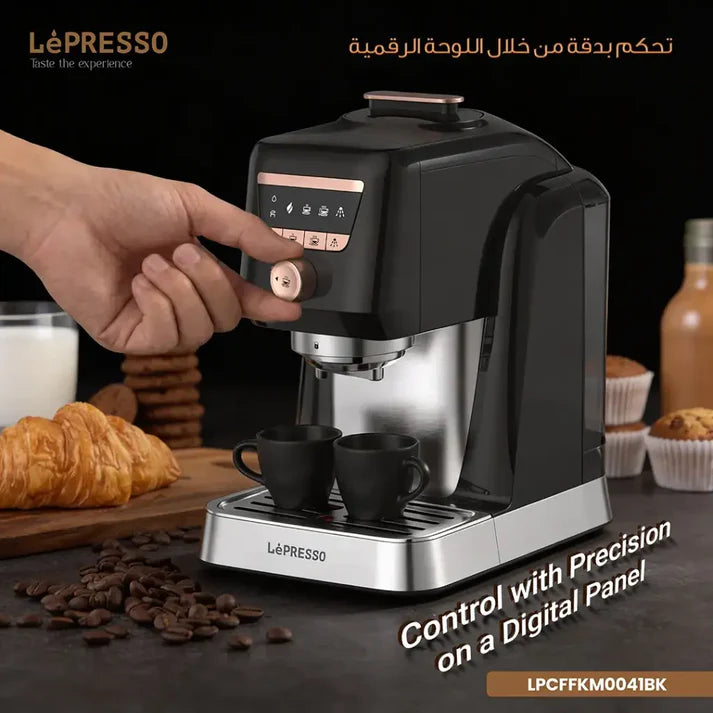 Lepresso KaveMystique Automatic Turkish Coffee Maker with Self-Cleaning Function - Black