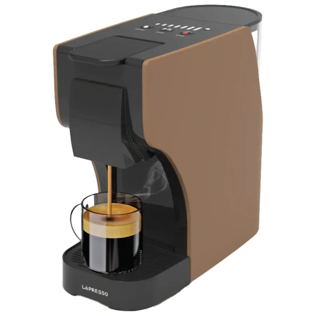 LePresso Multi-Capsule Coffee Machine - Brown Color