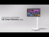 LG 31.5 - inch 4K UHD IPS Smart Monitor Swing with touchscreen, featuring a unique movable stand and webOS systemIT CareSmart Screen