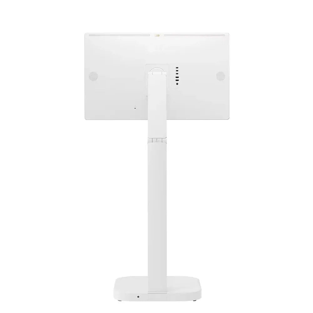 LG 31.5 - inch 4K UHD IPS Smart Monitor Swing with touchscreen, featuring a unique movable stand and webOS systemIT CareSmart Screen