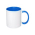 BestSub 11oz Inner/Handle Color Sublimation Mug - Light Blue