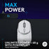 Logitech G309 LightSpeed Wireless/BlueTooth Gaming Mouse, Hero 25K 25,600 DPI - WhiteIT CareGaming Mouse