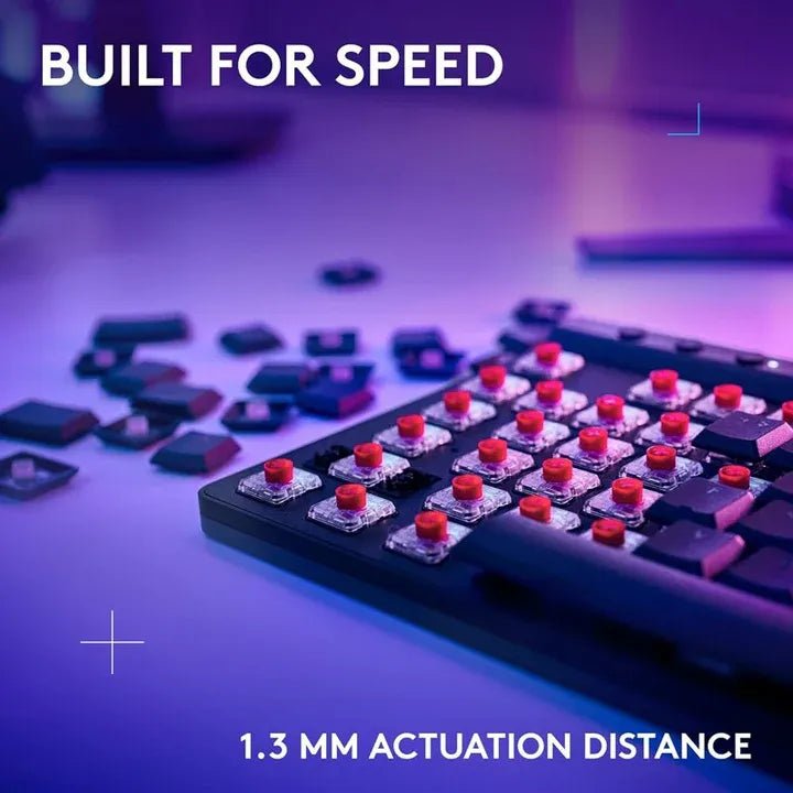 Logitech G515 LIGHTSPEED TKL Wireless Gaming Keyboard - Black - TACTILEIT CareGaming Keyboard