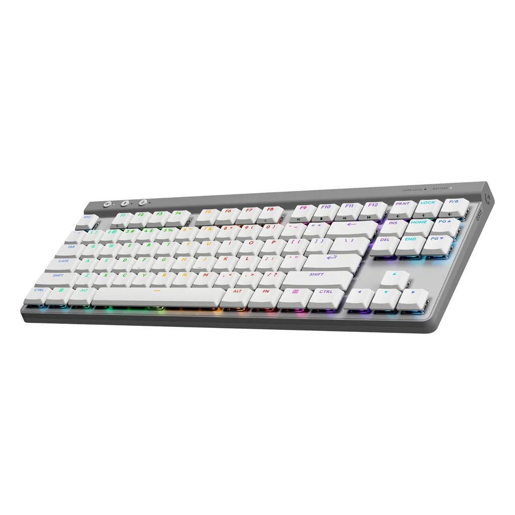 Logitech G515 LIGHTSPEED TKL Wireless Gaming Keyboard - White - TACTILEIT CareGaming Keyboard