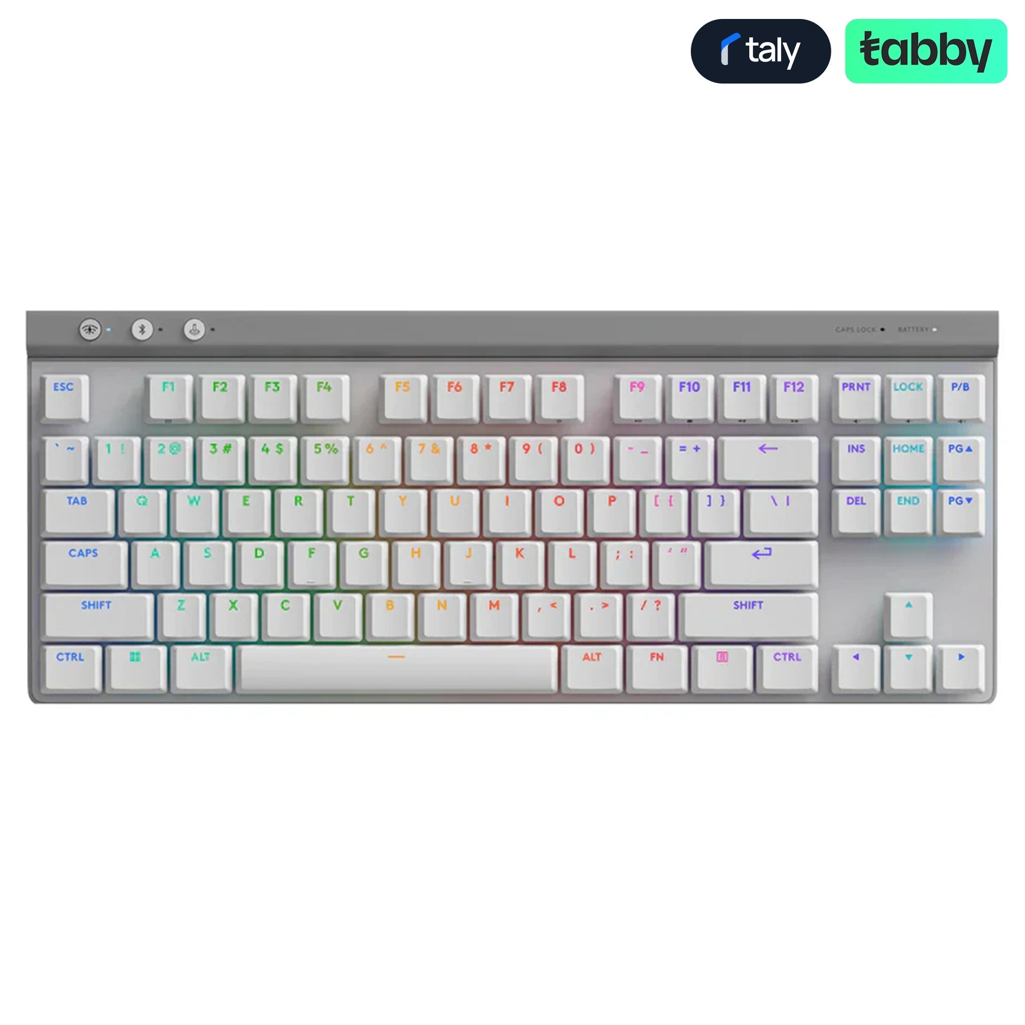 Logitech G515 LIGHTSPEED TKL Wireless Gaming Keyboard White Tactile | IT Care Kuwait