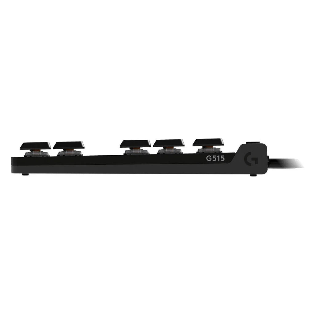 Logitech G515 TKL Wired Gaming Keyboard - Black - TACTILEIT CareGaming Keyboard