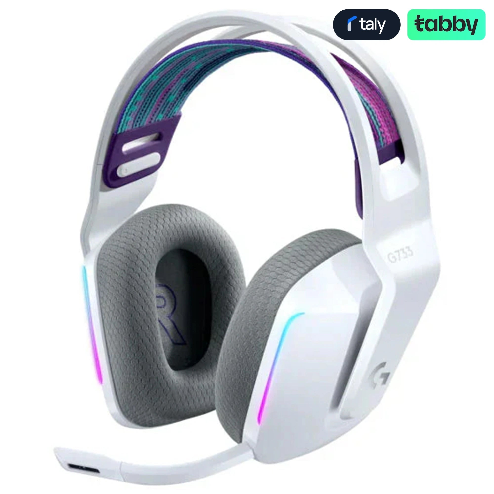 Logitech G733 LIGHTSPEED Wireless RGB Gaming Headset White | IT Care Kuwait