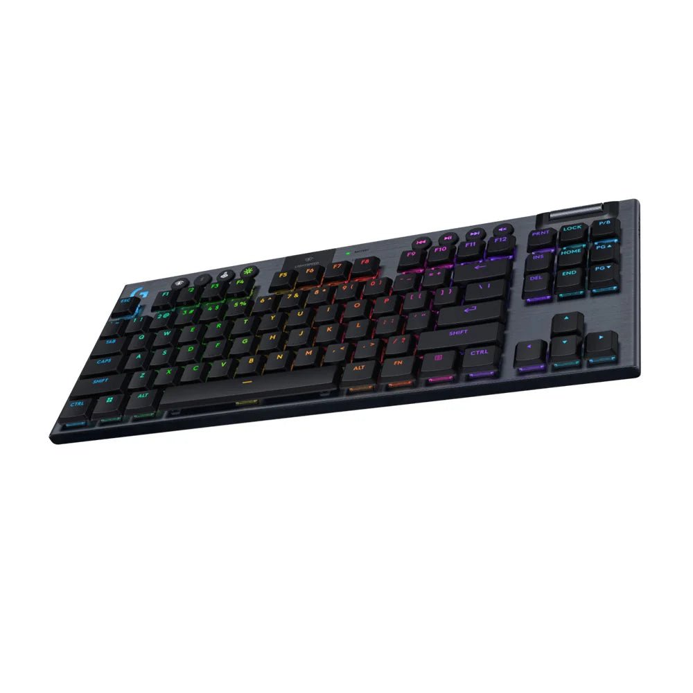 Logitech G915 X LIGHTSPEED TKL Wireless Gaming Keyboard - Black - CLICKYIT CareGaming Keyboard
