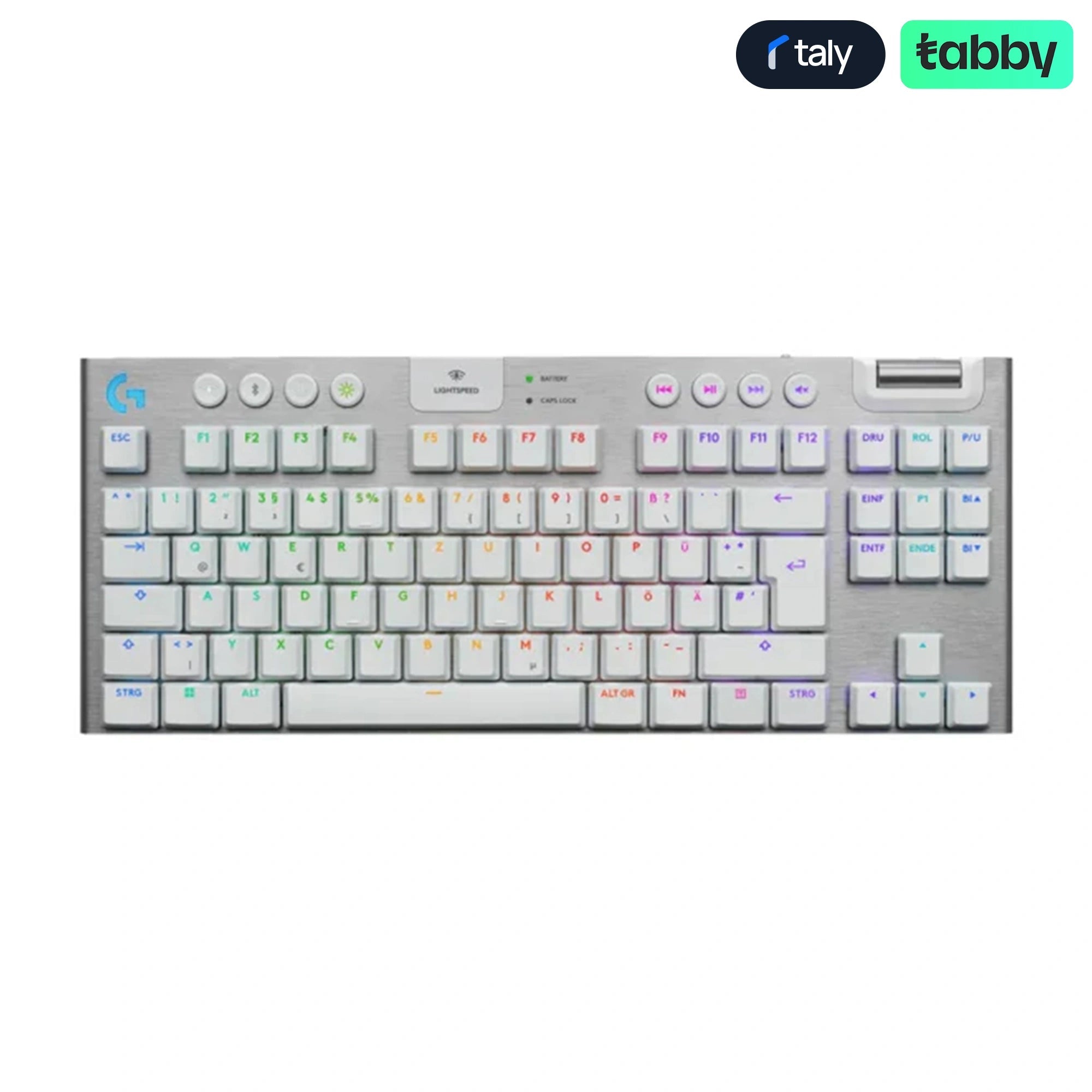 Logitech G915 X LIGHTSPEED TKL Wireless Gaming Keyboard White Tactile | IT Care Kuwait