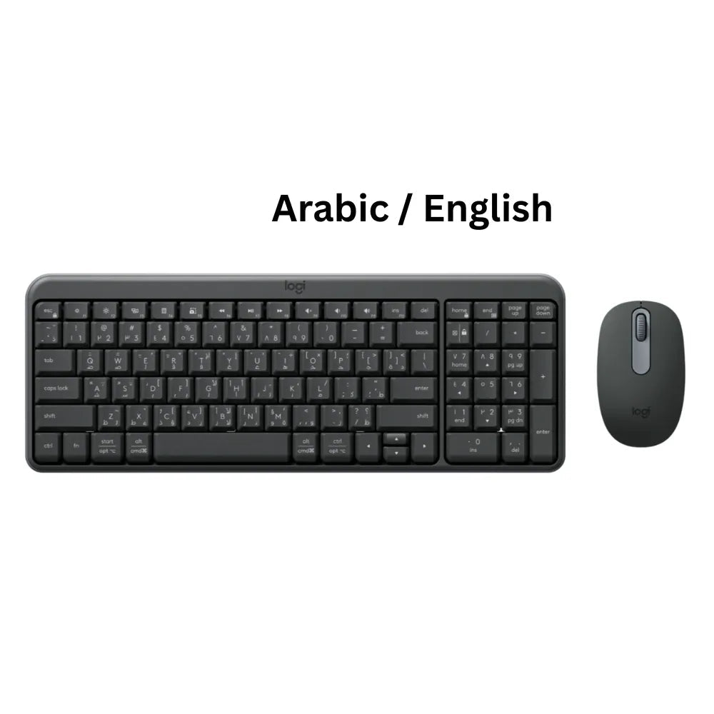 Logitech MK250 Wireless Bluetooth Keyboard & Mouse Arabic/English | IT Care Kuwait