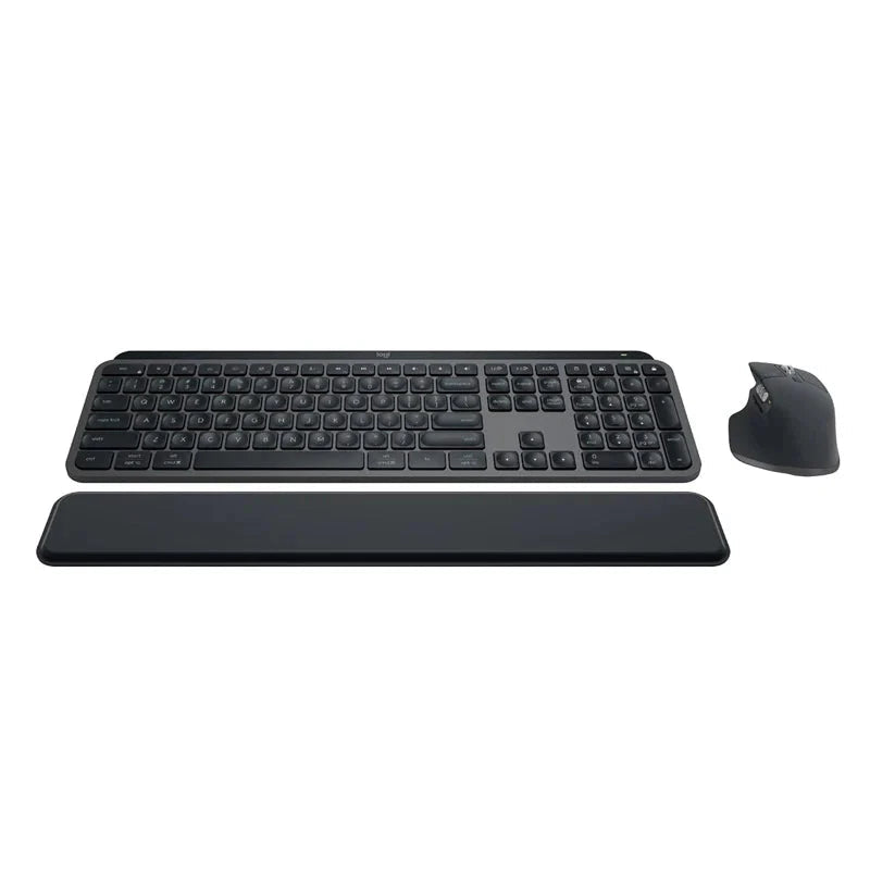 Logitech Mx Keys S Combo (3in1) Mx Master, 3s Mx Keys & Mx Palm Rest (Arabic/english) GraphiteIT CareWireless Keyboard & Mouse