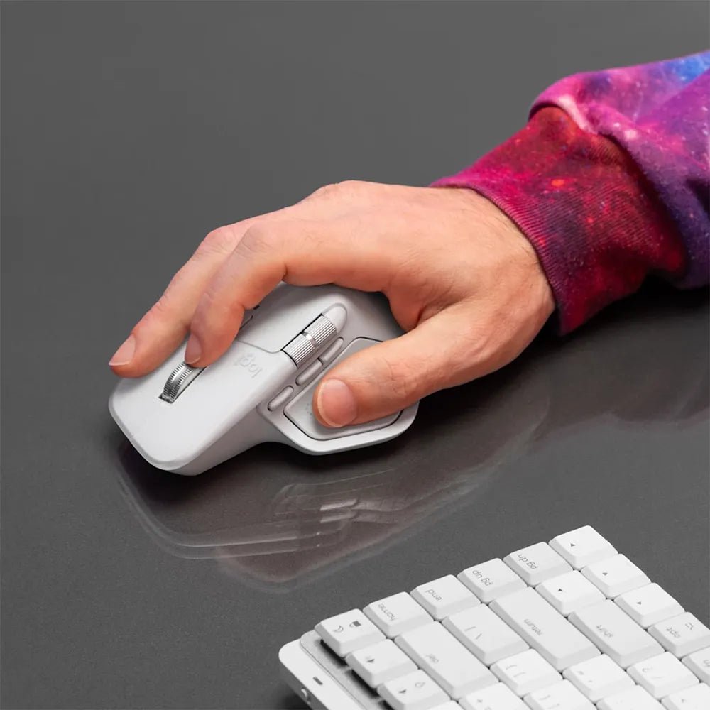 Logitech MX Master 4 for Mac High - performance Wireless Mouse with haptic feedback - White SilverIT CareWireless Mouse