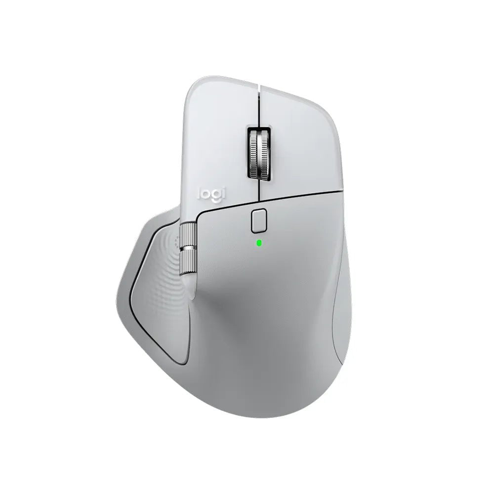 Logitech MX Master 4 for Mac High-Performance Wireless Mouse with Haptic Feedback White Silver | IT Care Kuwait