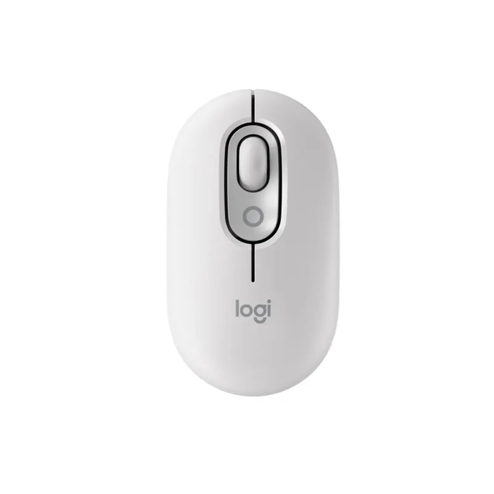 Logitech Pop Mouse With Emoji Off White | IT Care Kuwait