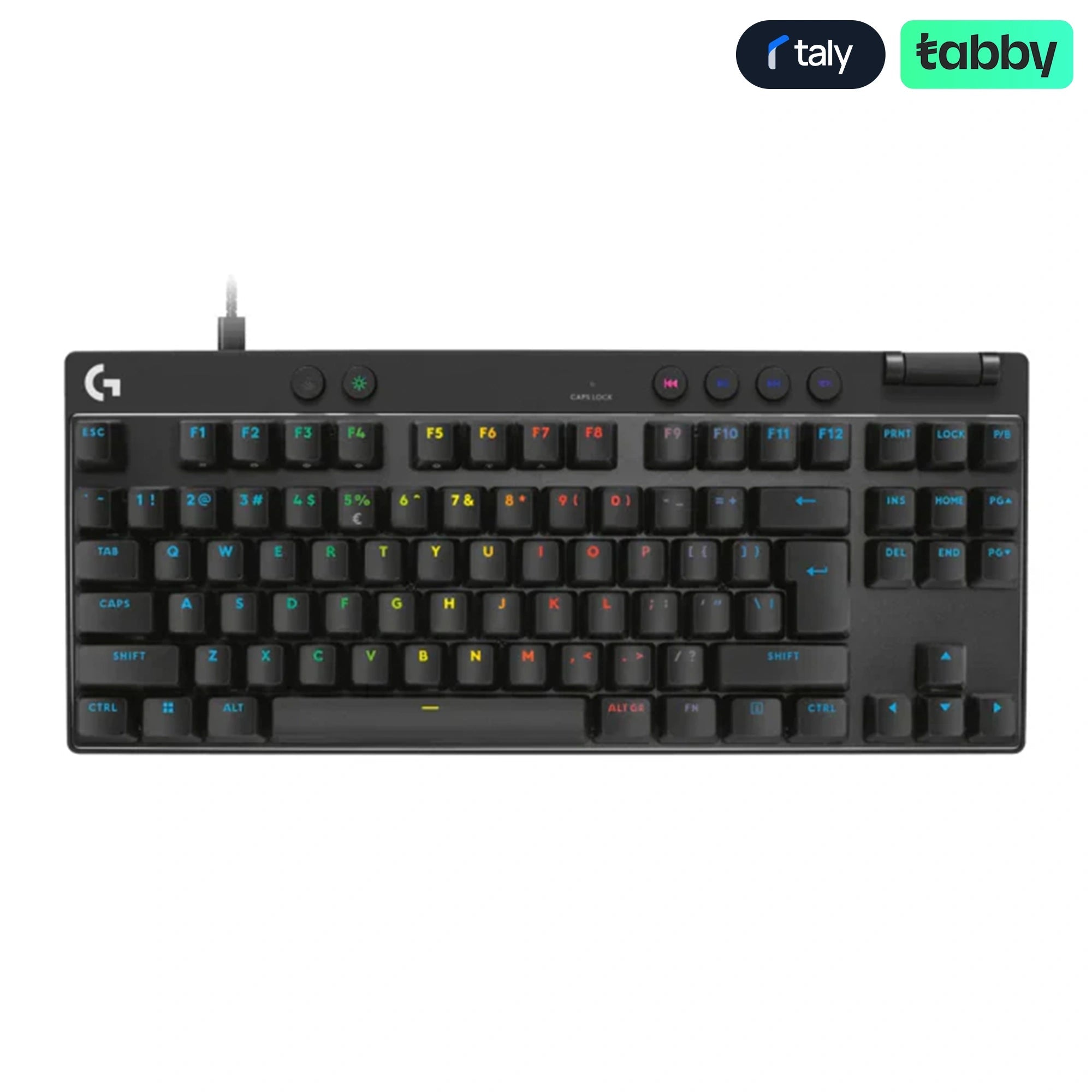 Logitech PRO X TKL RAPID Wired Gaming Keyboard Black Linear | IT Care Kuwait
