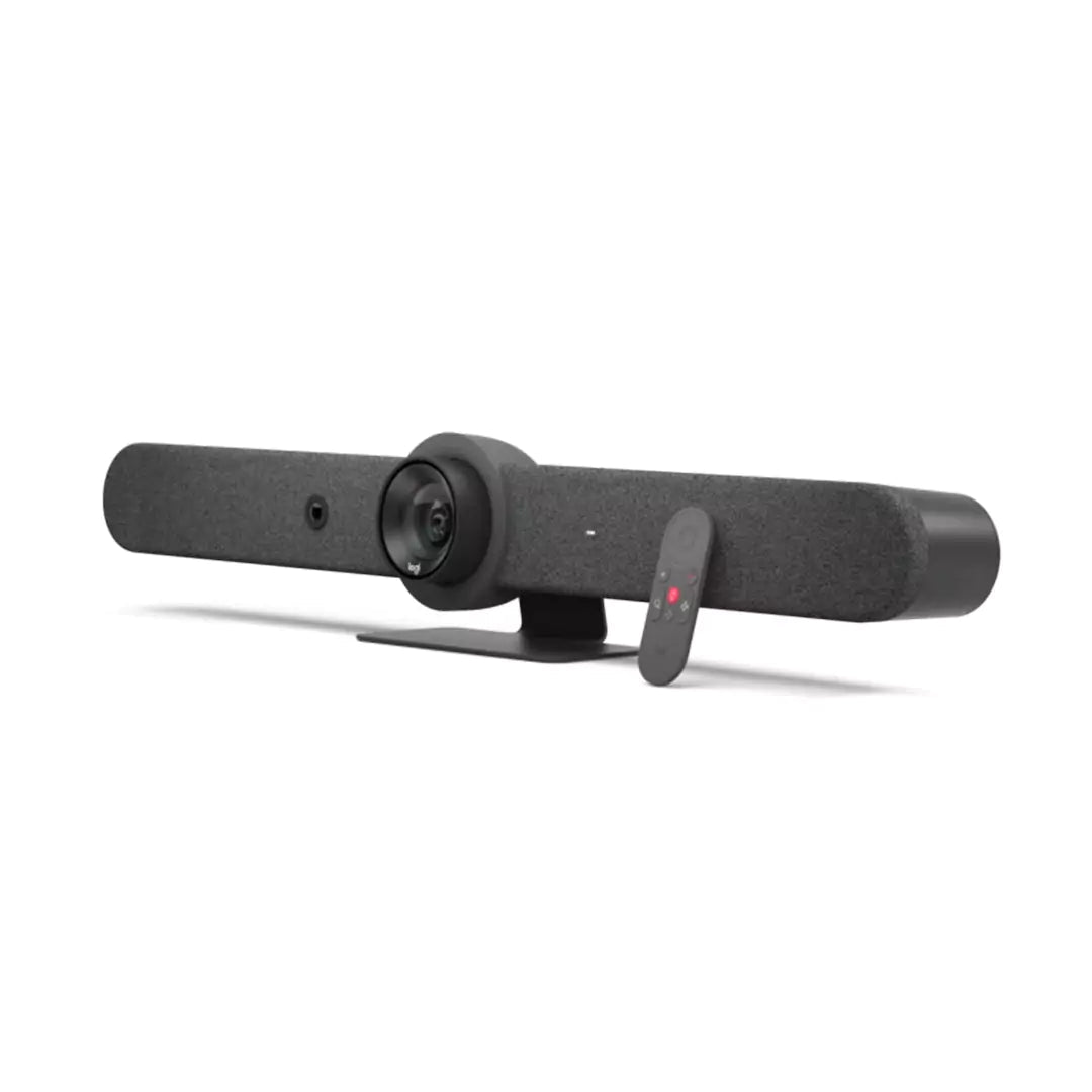 Logitech Rally Bar – All - in - One Video Bar for Medium to Large Rooms/ Built - in AI Technology/ 4K Camera/ Powerful Audio - GraphiteIT CareConference Camera