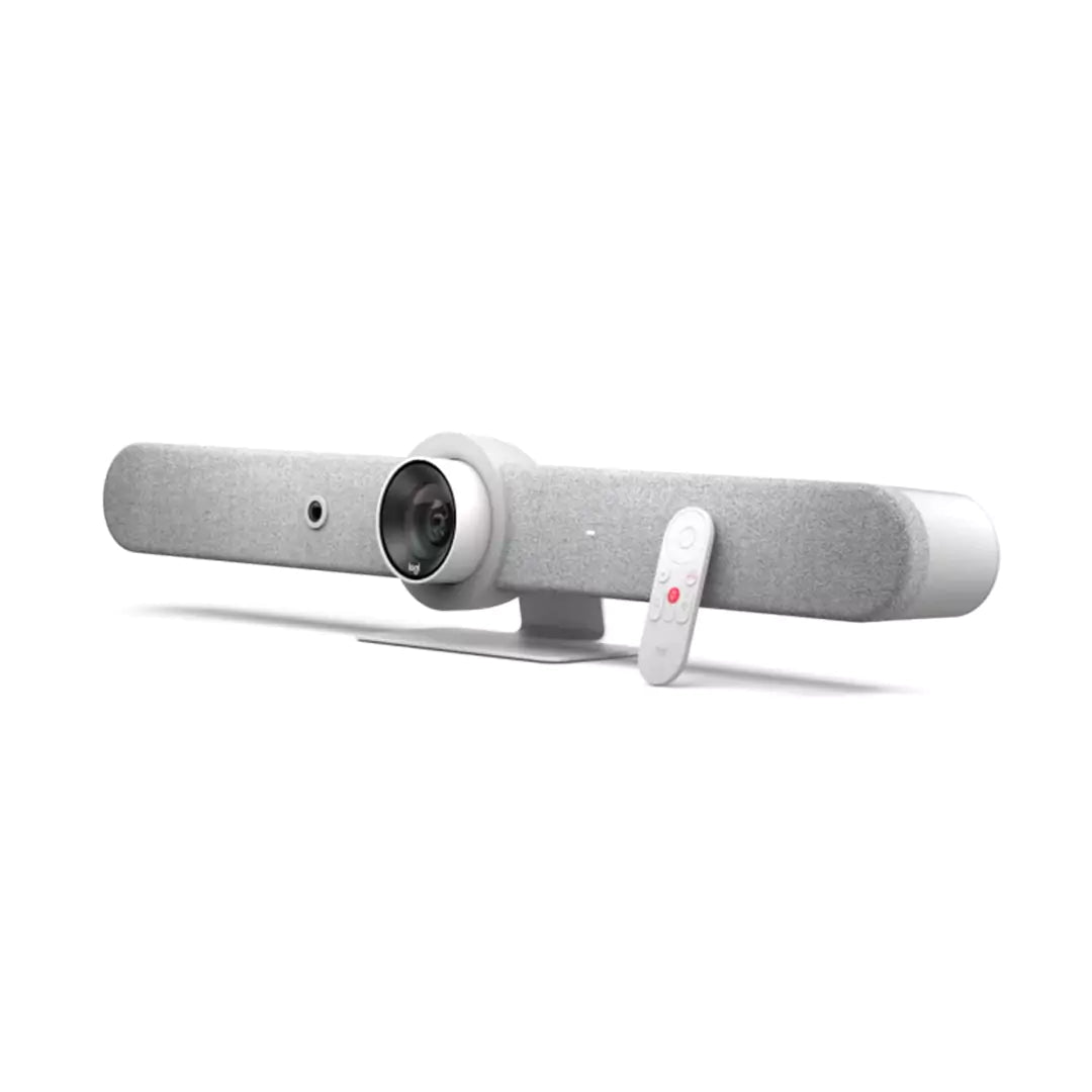 Logitech Rally Bar – All - in - One Video Bar for Medium to Large Rooms/ Built - in AI Technology/ 4K Camera/ Powerful Audio - WhiteIT CareConference Camera
