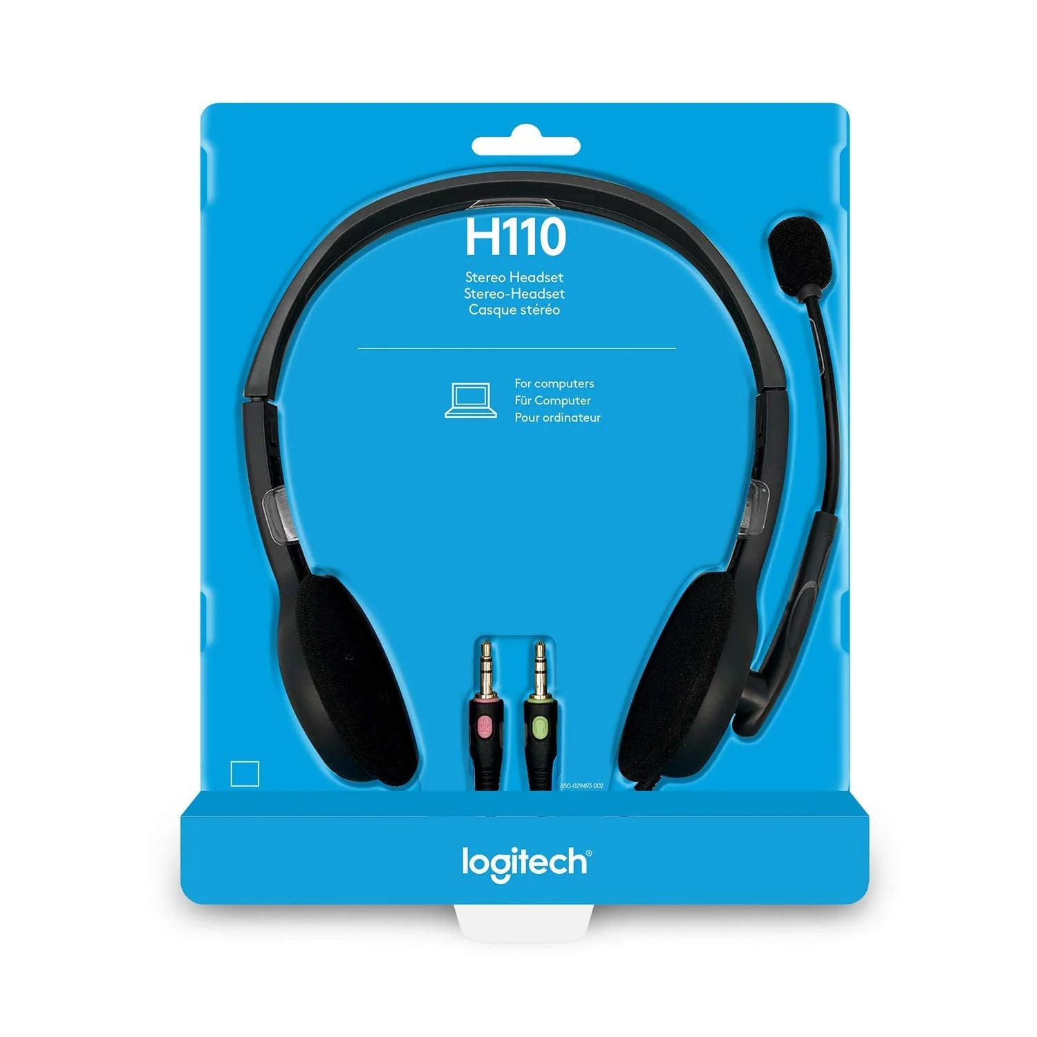 Logitech Stereo Headset H110IT CareHead Phones