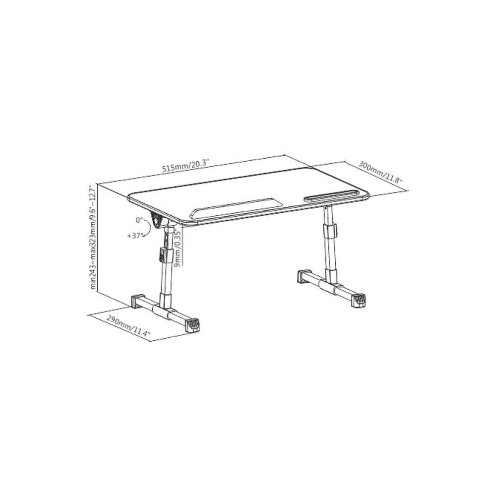 Lumi LPD01-7 Compact Multi-Purpose Laptop Tray Desk | IT Care Kuwait