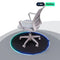 Lumi MP06-11 Rounded Gaming Chair Mat with RGB Light Strip Black | IT Care Kuwait