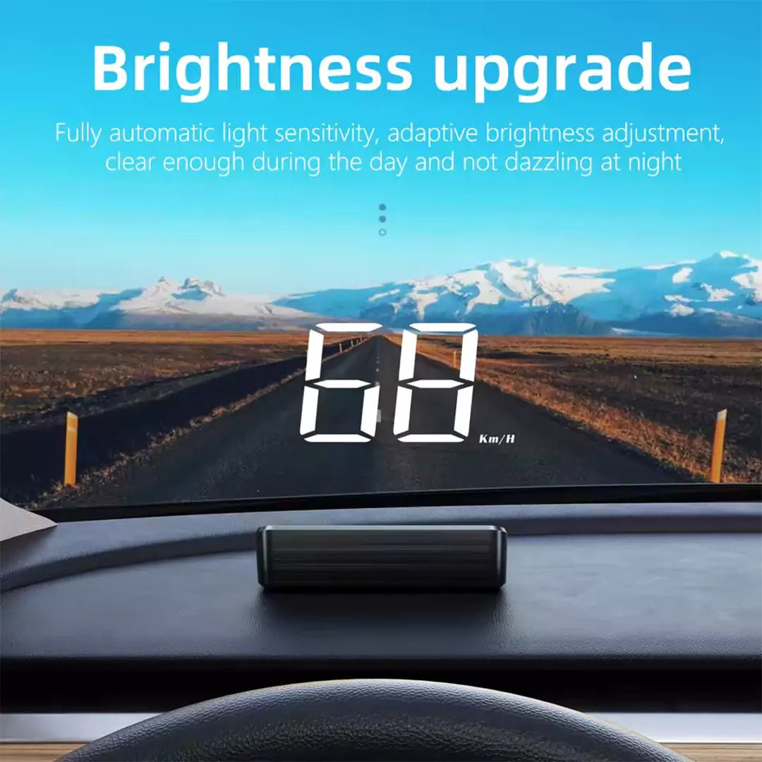 M2 Auto GPS Head - Up Display (HUD) – Digital Car Speedometer with Beidou Dual - Mode, HD Projection, and Automatic Light Sensor for All CarsIT CareDigital Speedometer