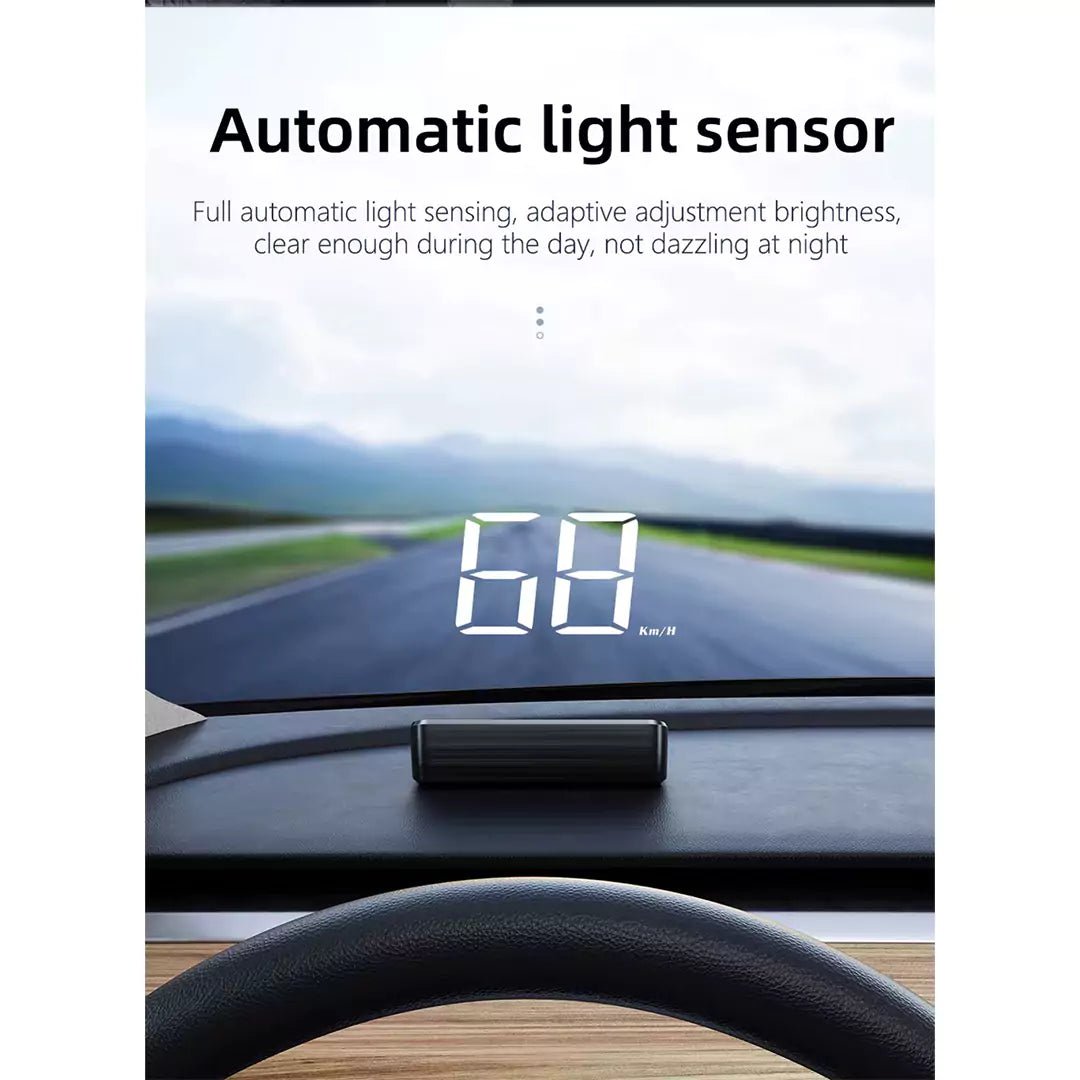 M2 Auto GPS Head - Up Display (HUD) – Digital Car Speedometer with Beidou Dual - Mode, HD Projection, and Automatic Light Sensor for All CarsIT CareDigital Speedometer