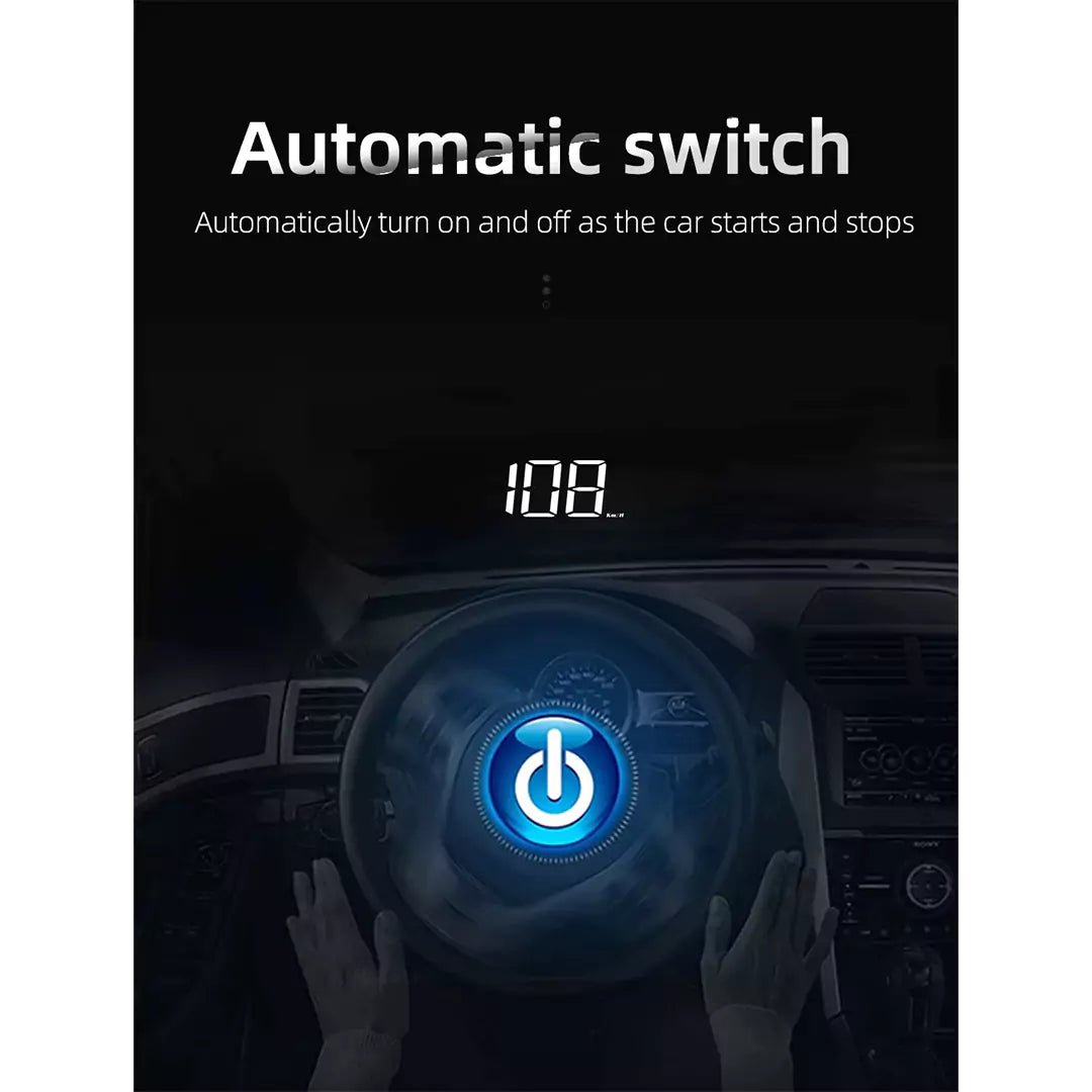 M2 Auto GPS Head - Up Display (HUD) – Digital Car Speedometer with Beidou Dual - Mode, HD Projection, and Automatic Light Sensor for All CarsIT CareDigital Speedometer
