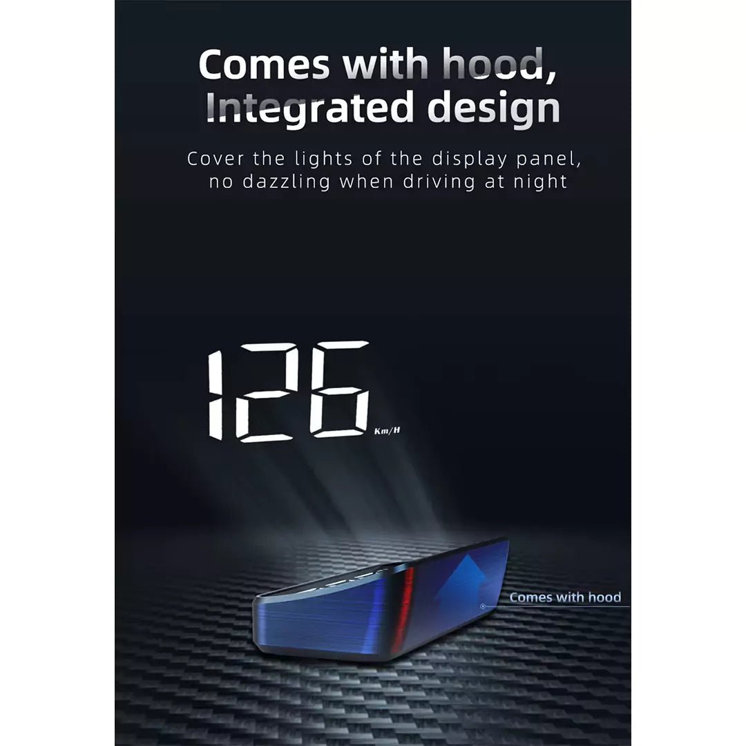 M2 Auto GPS Head - Up Display (HUD) – Digital Car Speedometer with Beidou Dual - Mode, HD Projection, and Automatic Light Sensor for All CarsIT CareDigital Speedometer