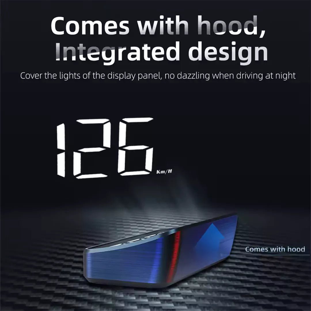 M2 Auto GPS Head - Up Display (HUD) – Digital Car Speedometer with Beidou Dual - Mode, HD Projection, and Automatic Light Sensor for All CarsIT CareDigital Speedometer