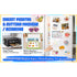 TeckWrap Magnetic Inkjet Printable Sticker Sheets - Matte White/ A4/ 10 Sheets