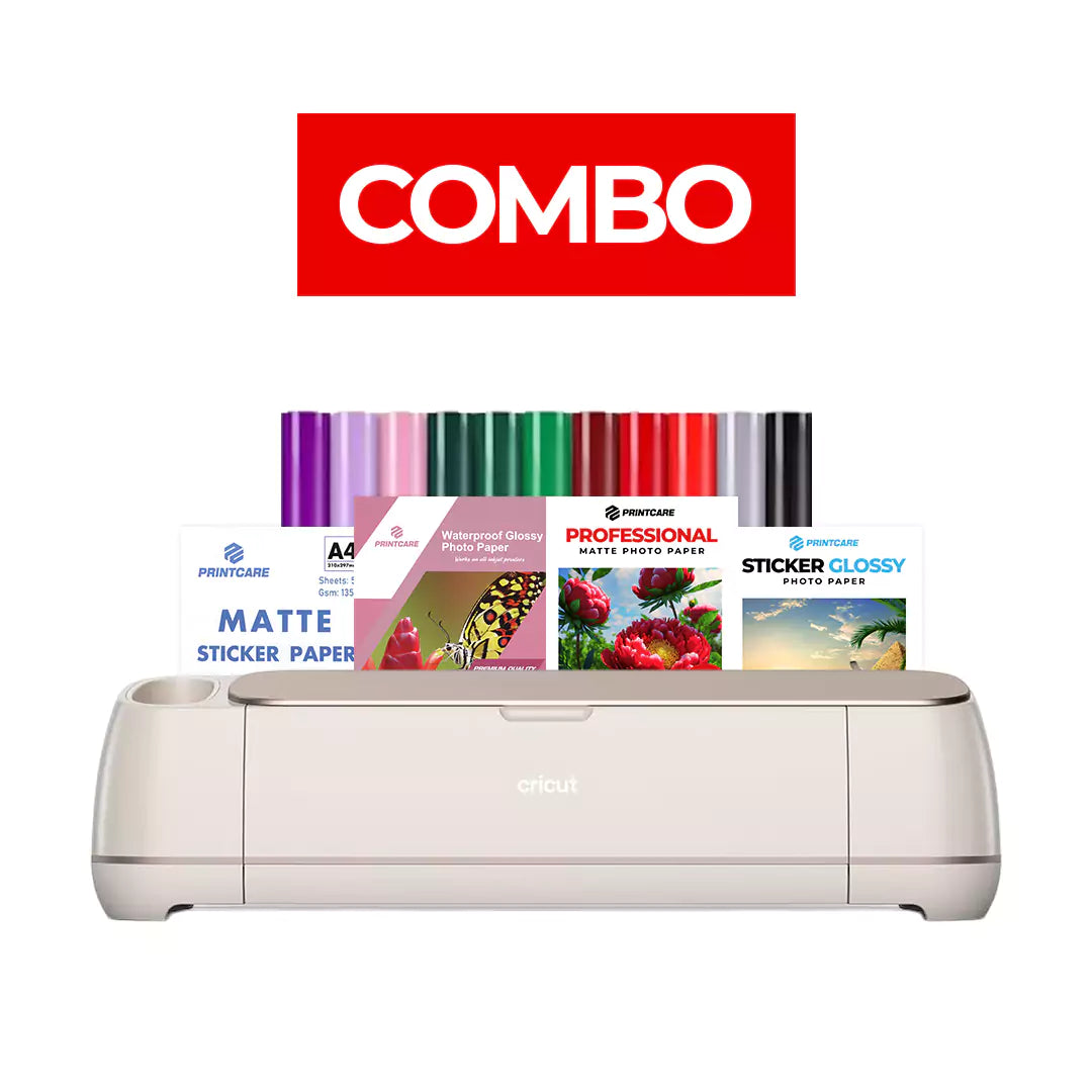 Cricut Maker 4 Photo Papers & Sticker Vinyl Crafting Combo