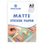 Print Care Matte Sticker Paper - A3/ 135GSM/ 50 Sheets/ Inkjet Printer