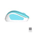 Meetion MiniGo BT Dual-Mode Bluetooth Wireless Mouse - Cyan