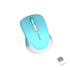 Meetion MiniGo BT Dual-Mode Bluetooth Wireless Mouse - Cyan