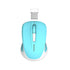 Meetion MiniGo BT Dual-Mode Bluetooth Wireless Mouse - Cyan