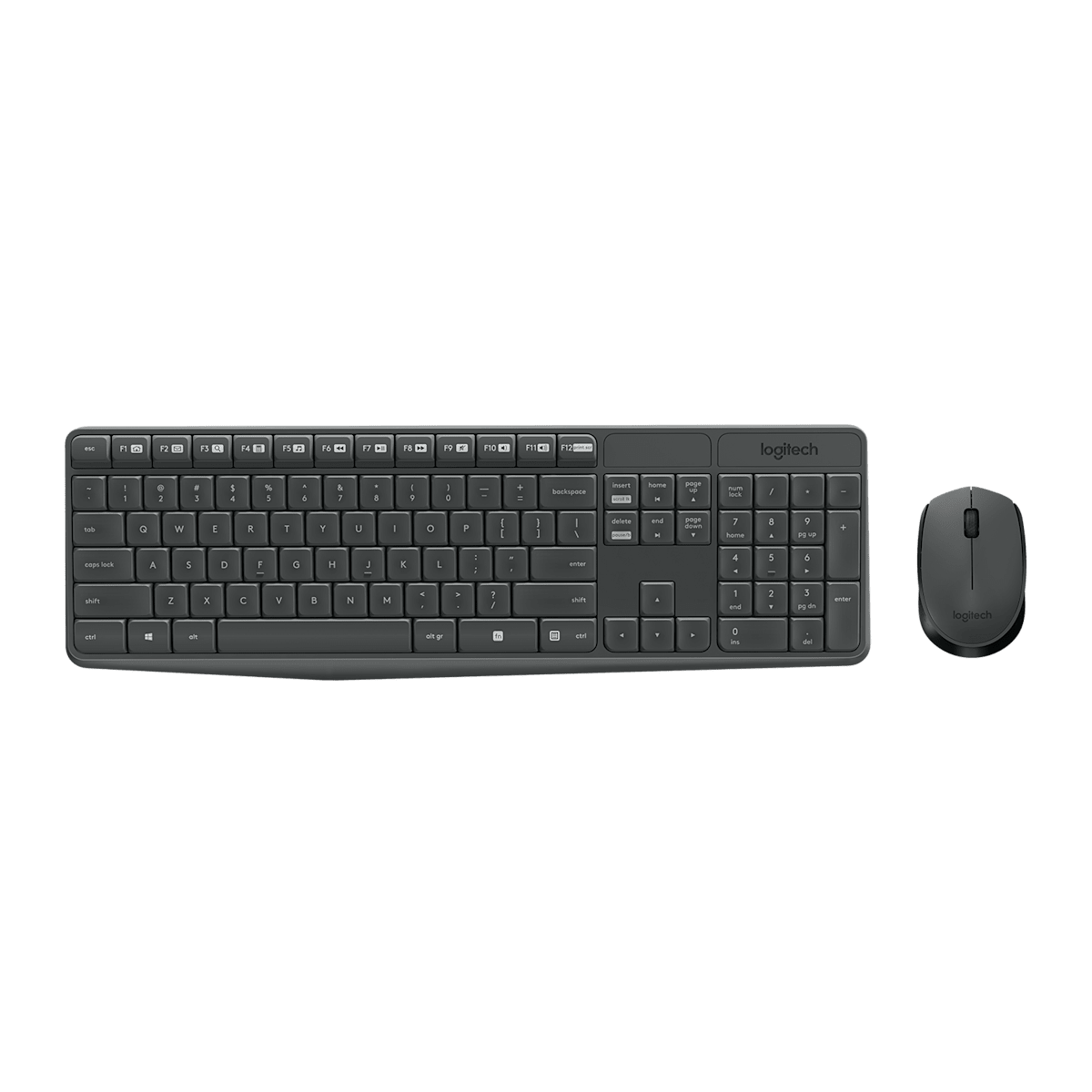 Logitech MK235 Wireless Keyboard and Mouse Combo - Arabic English