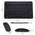 Rechargeable Ultra-Slim Bluetooth Keyboard and Mouse Combo - Black