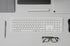 Keychron B6 Pro Full-Size Ultra-Slim Wireless ZMK Custom Keyboard for Windows & Mac, English/Arabic Layout - Ivory White